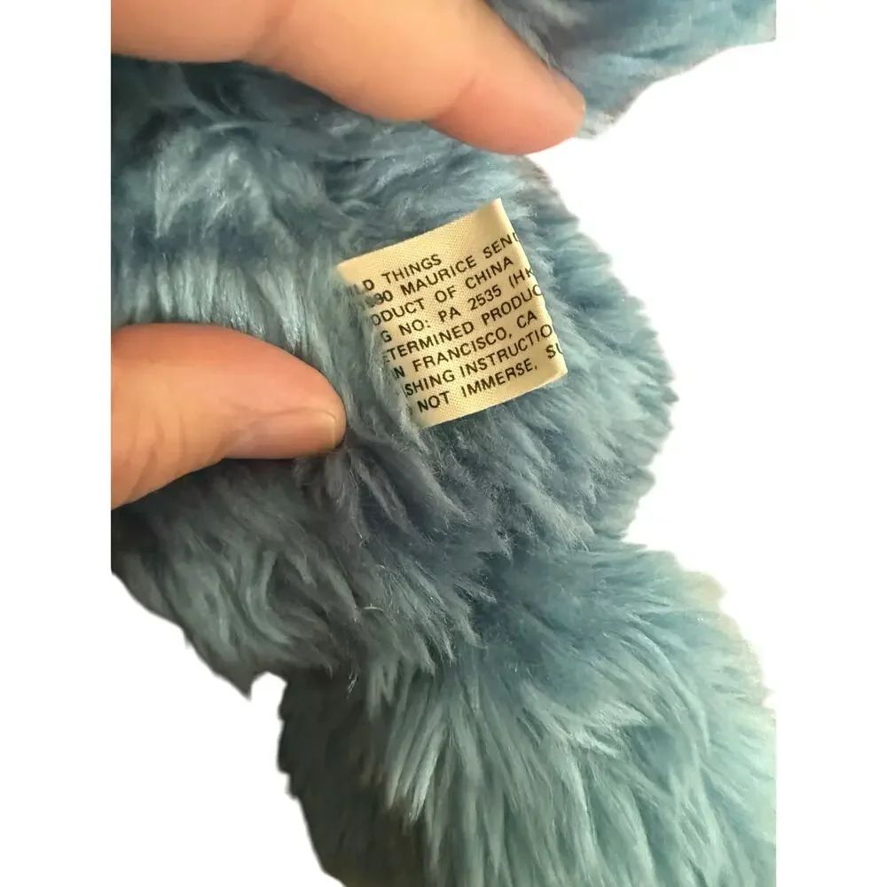 Vintage 1985 Maurice Sendak 'Where the Wild Things Are' Bernard Stuffed Soft Toy